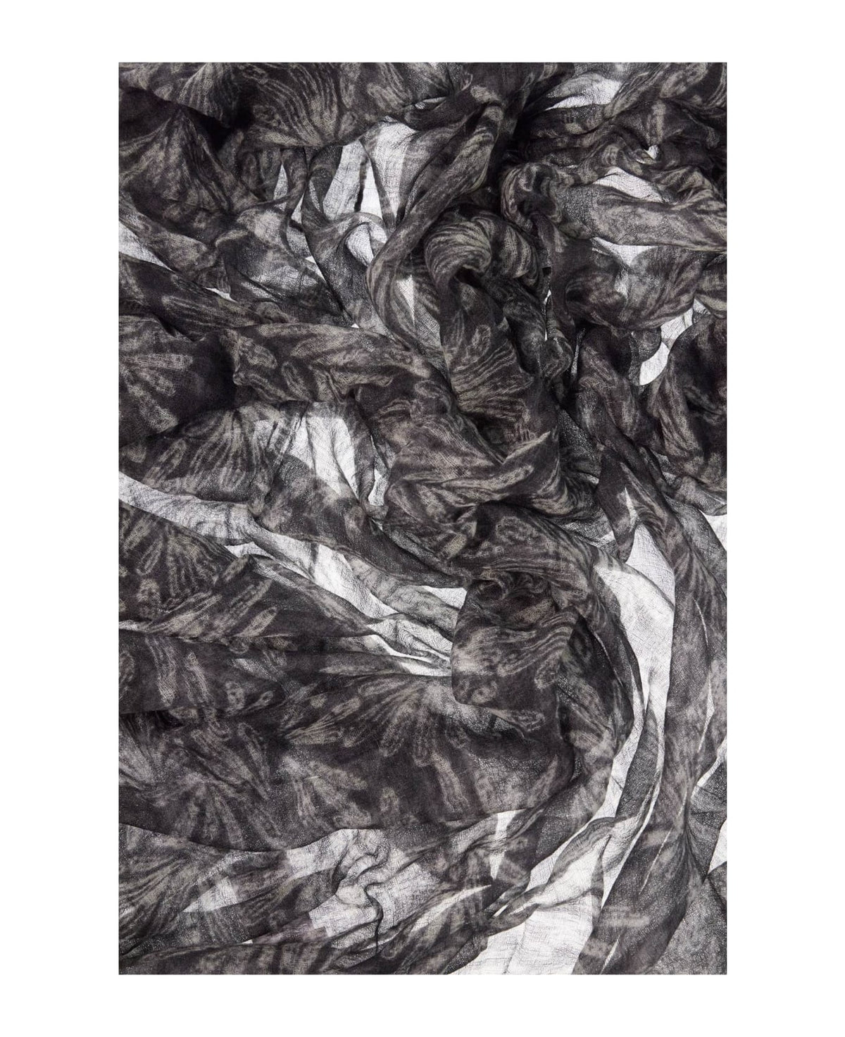 Brunello Cucinelli Gray Cashmere Scarf