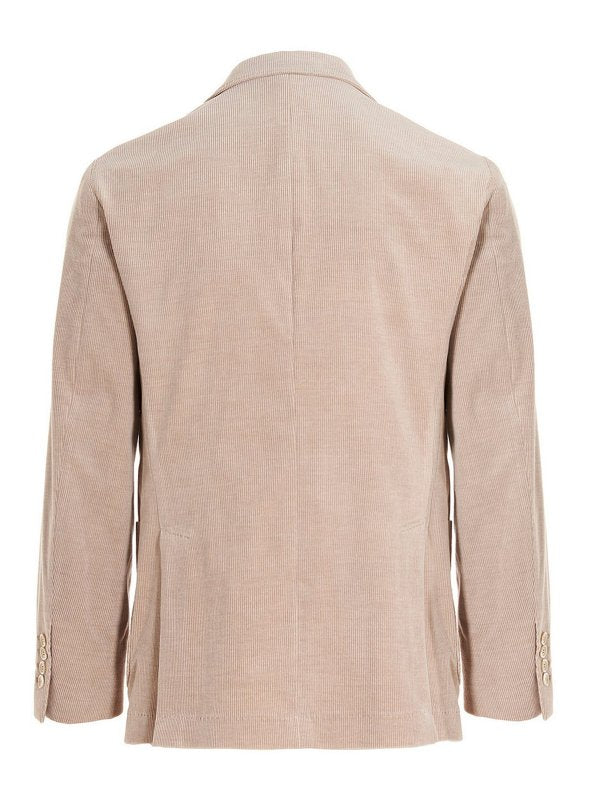 Brunello Cucinelli Beige Cotton Blazer