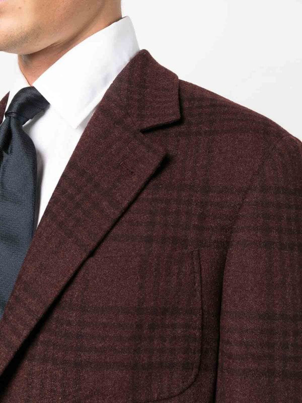 Brunello Cucinelli Purple Wool Blazer