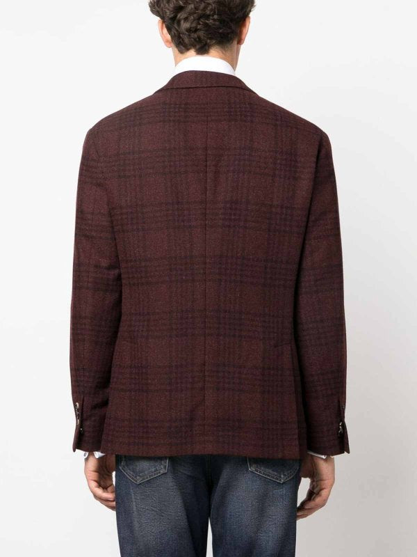Brunello Cucinelli Purple Wool Blazer