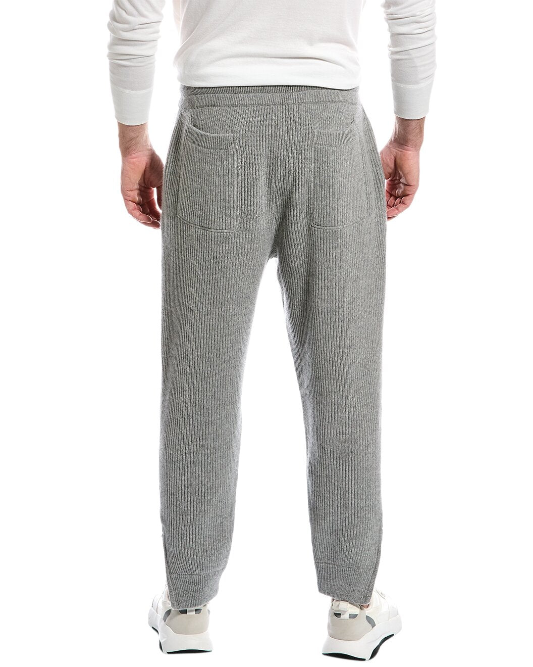 Brunello Cucinelli Gray Cashmere Joggers (Workout Pants)