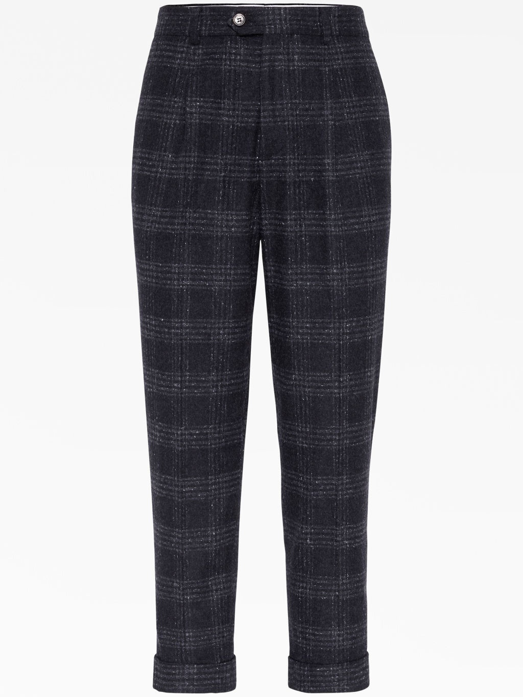 Brunello Cucinelli Gray Silk Casual Pants
