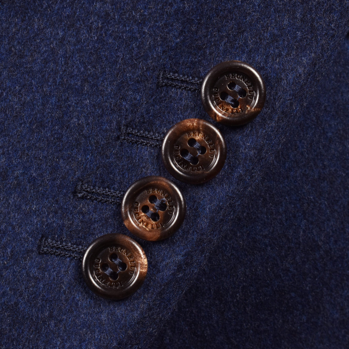 Brunello Cucinelli Blue Wool Blazer