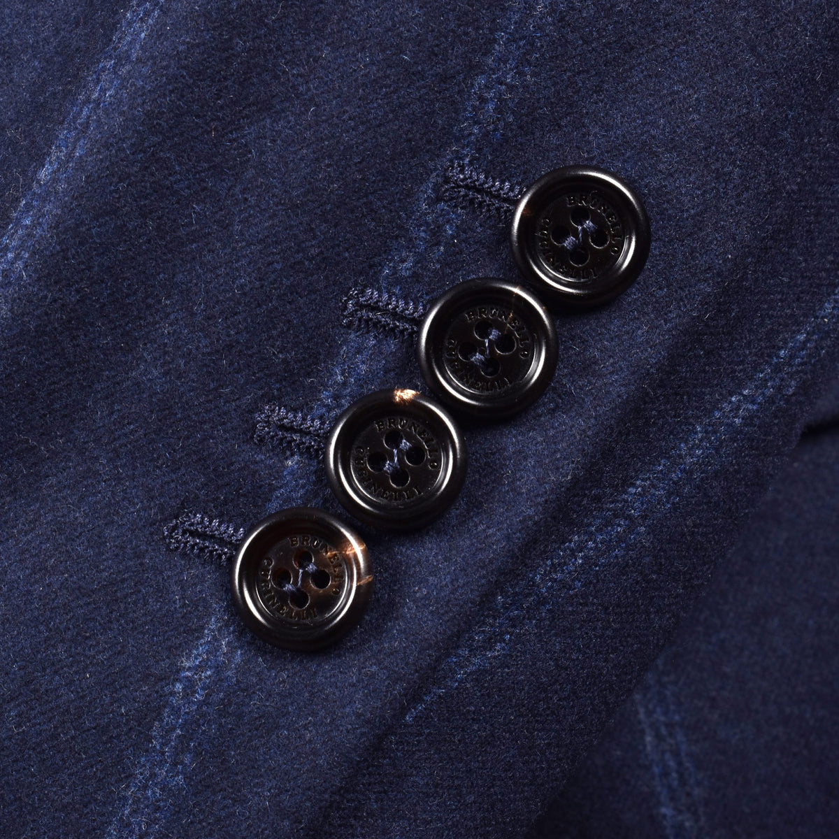 Brunello Cucinelli Blue Wool Blazer