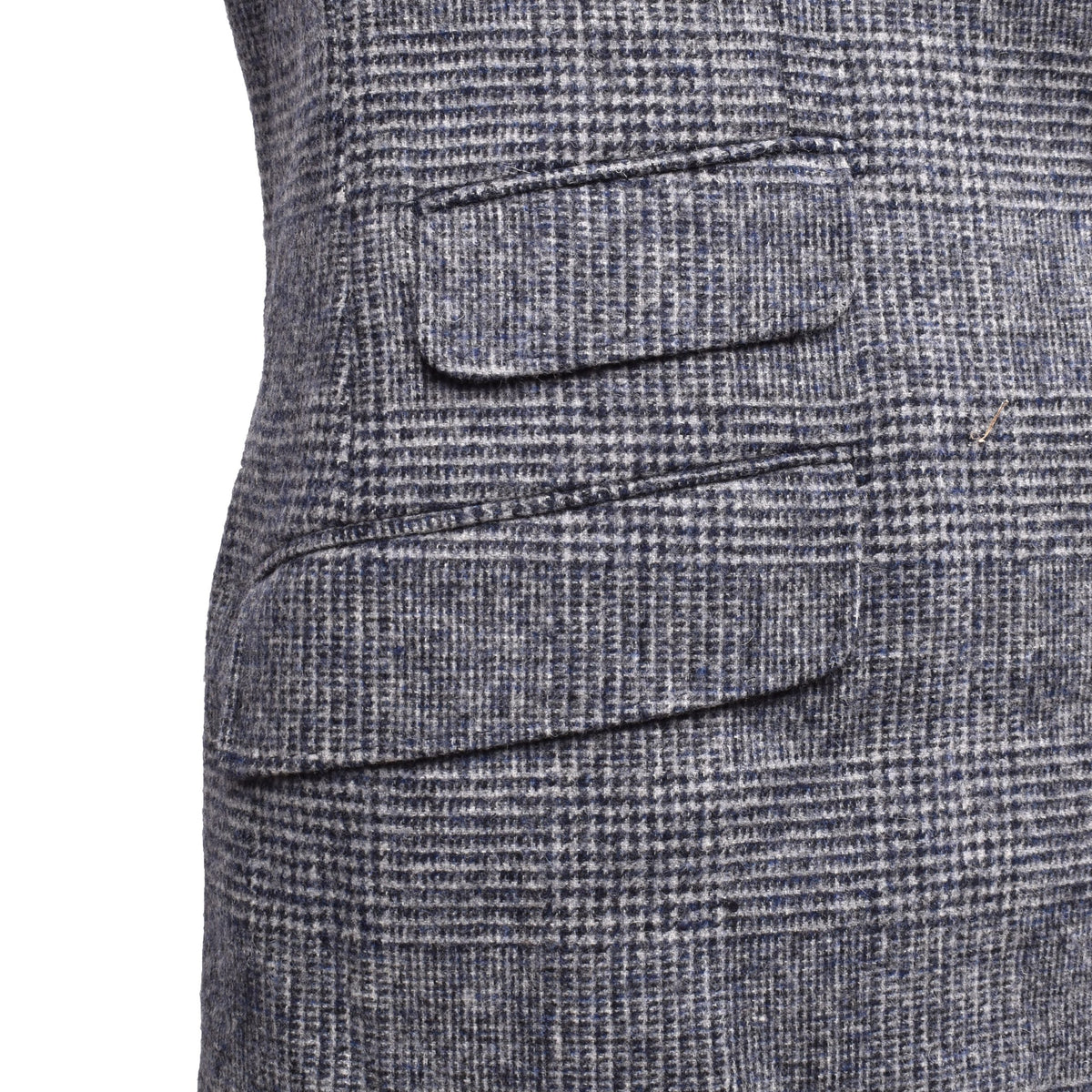 Brunello Cucinelli Blue Leather Blazer