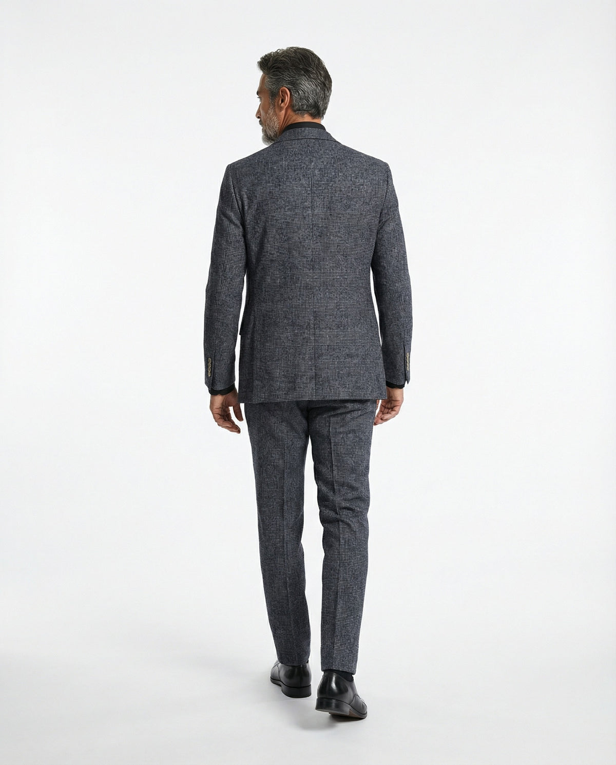Brunello Cucinelli Blue Leather Blazer