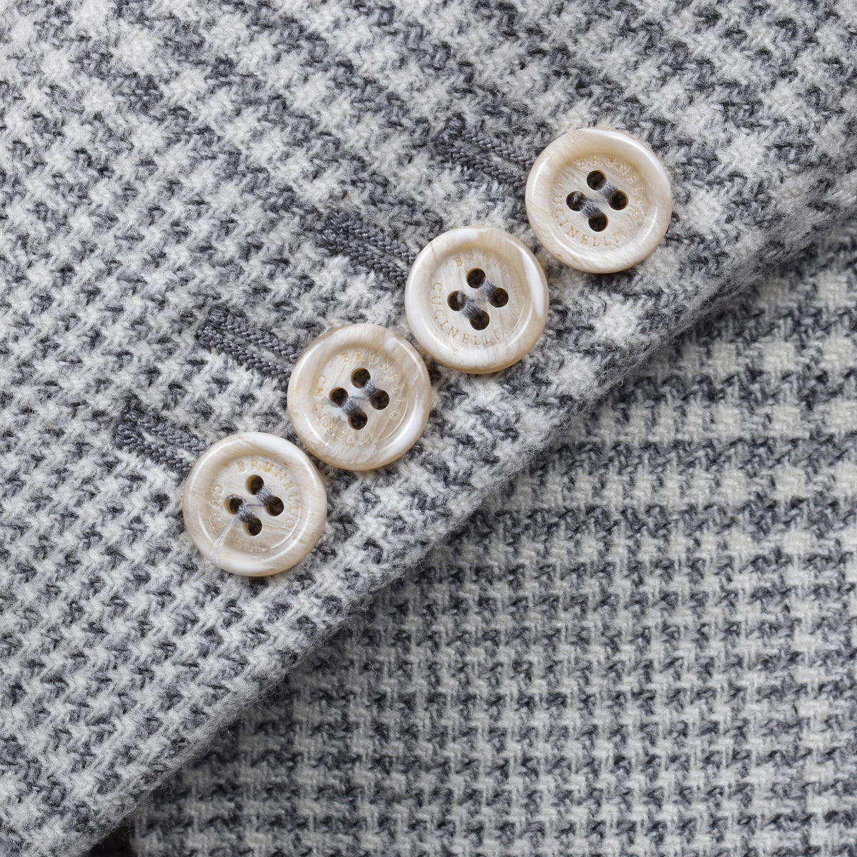 Brunello Cucinelli Pearl Wool Blazer