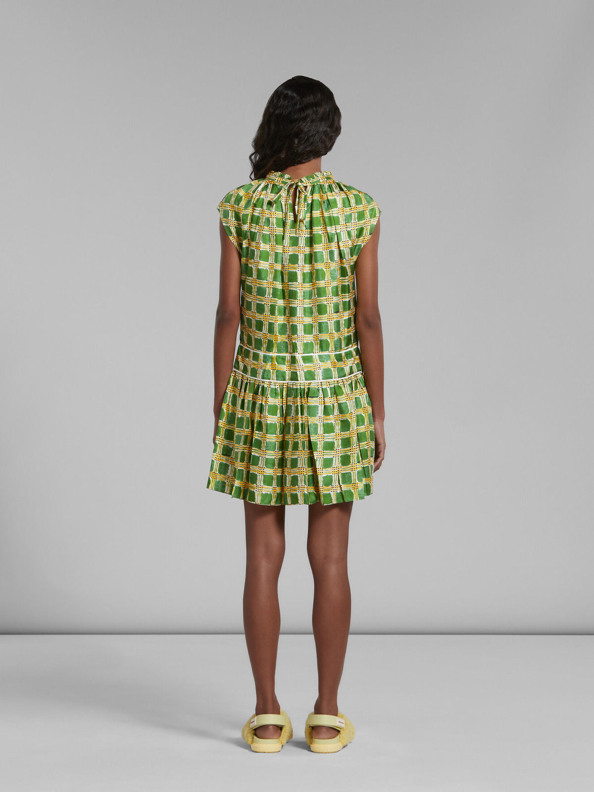 Marni Green Fibres Casual Dress