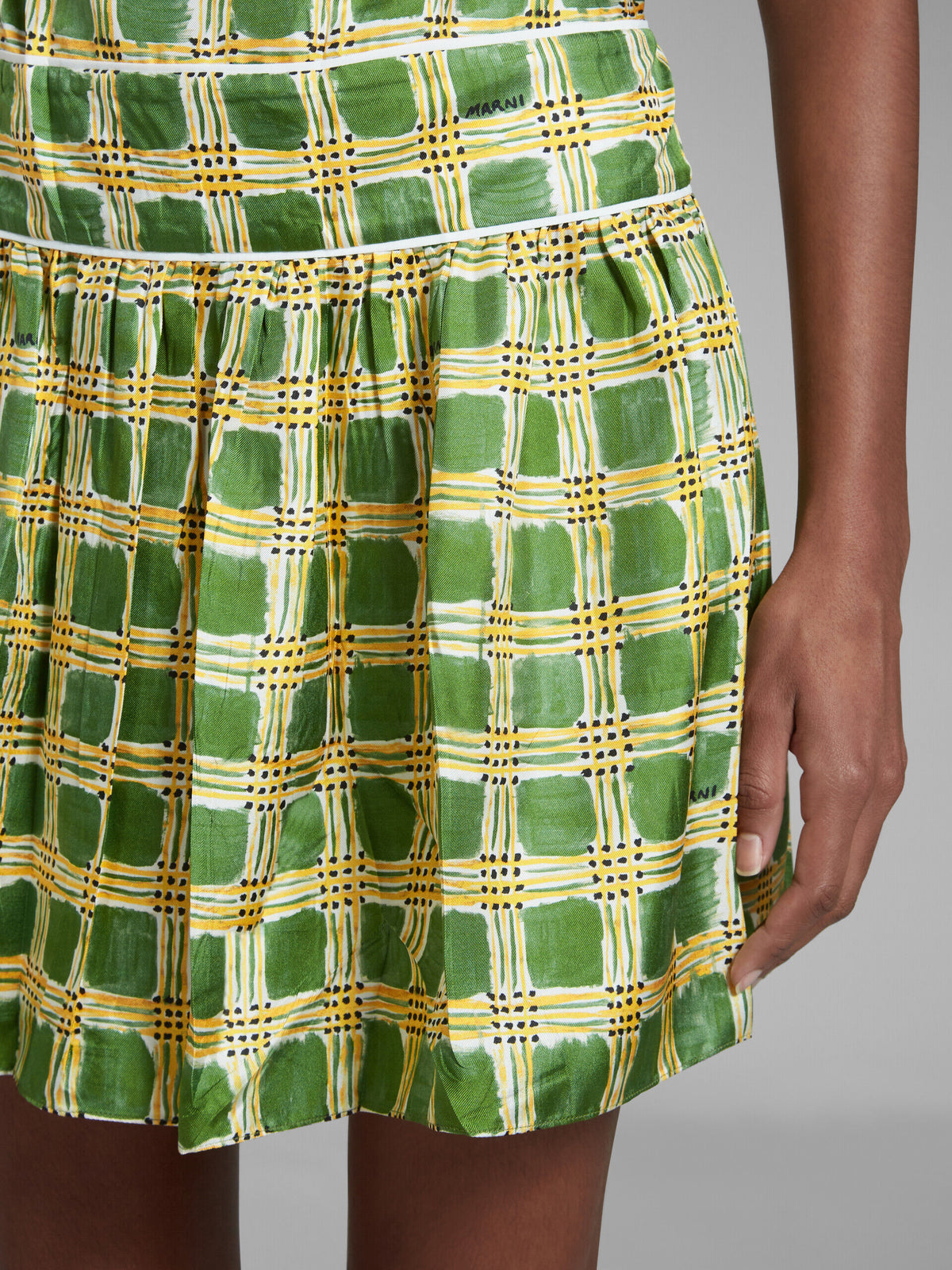 Marni Green Fibres Casual Dress
