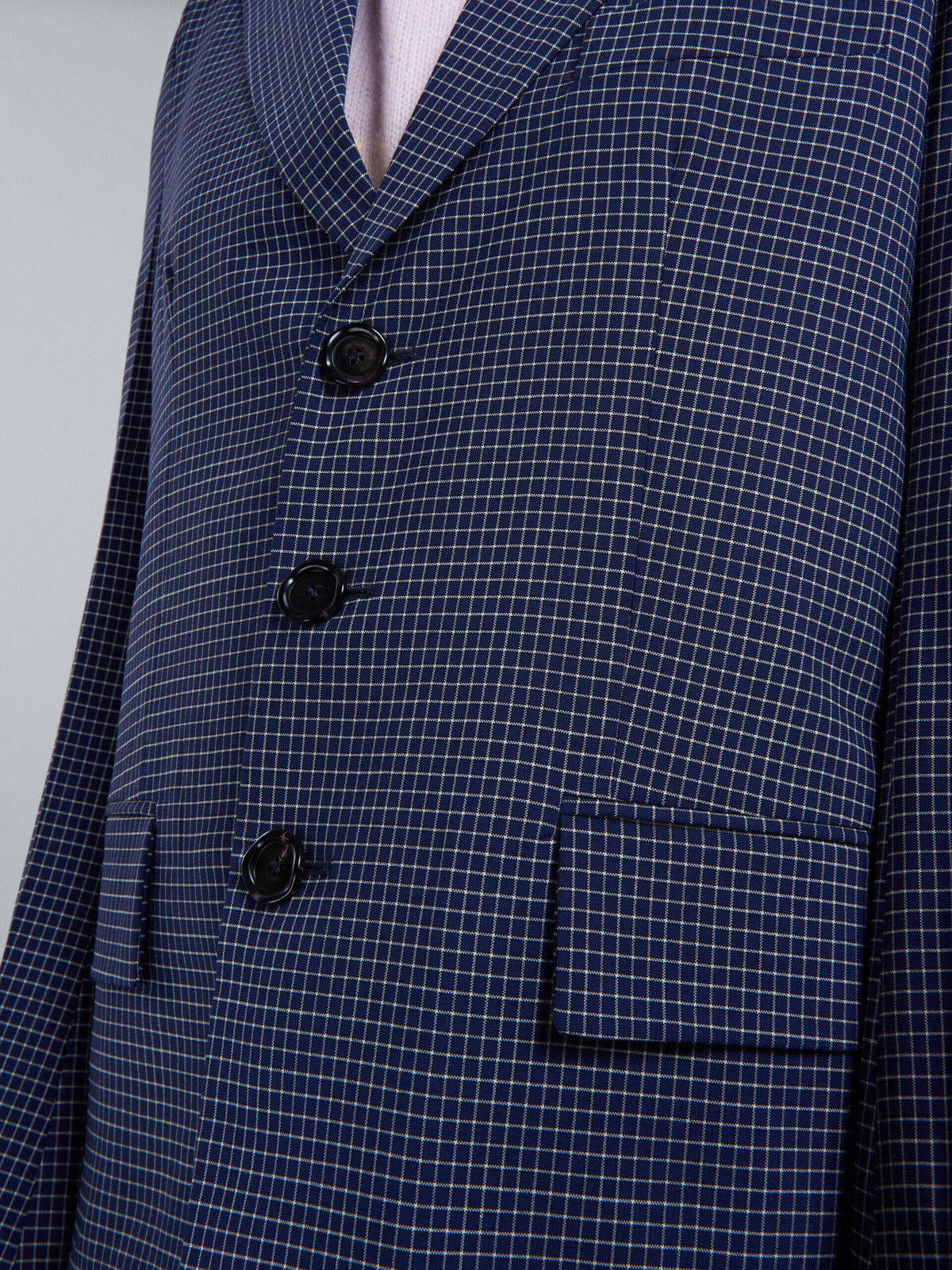 Marni Blue Fibres Coat