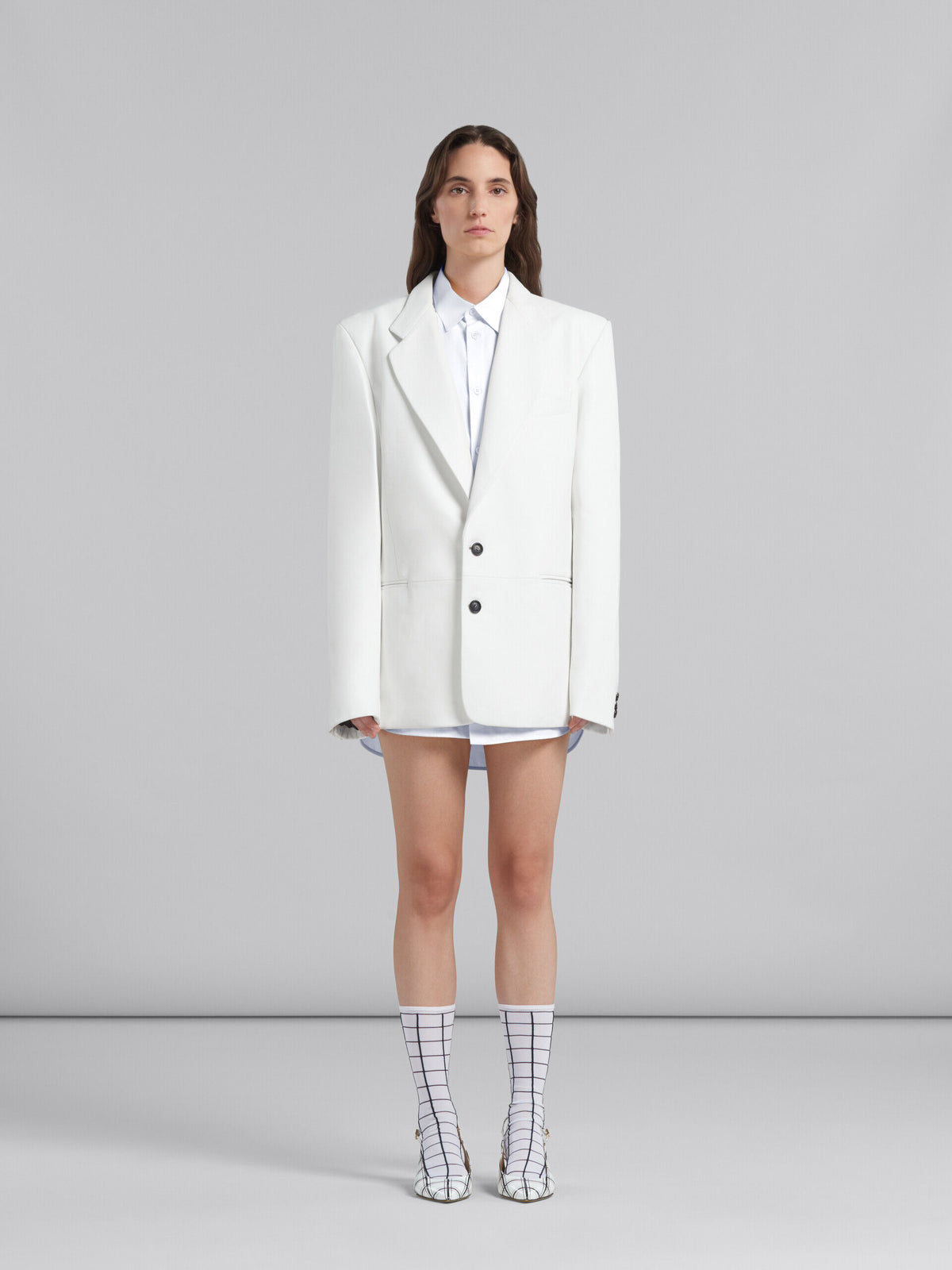 Marni White Fibres Jacket