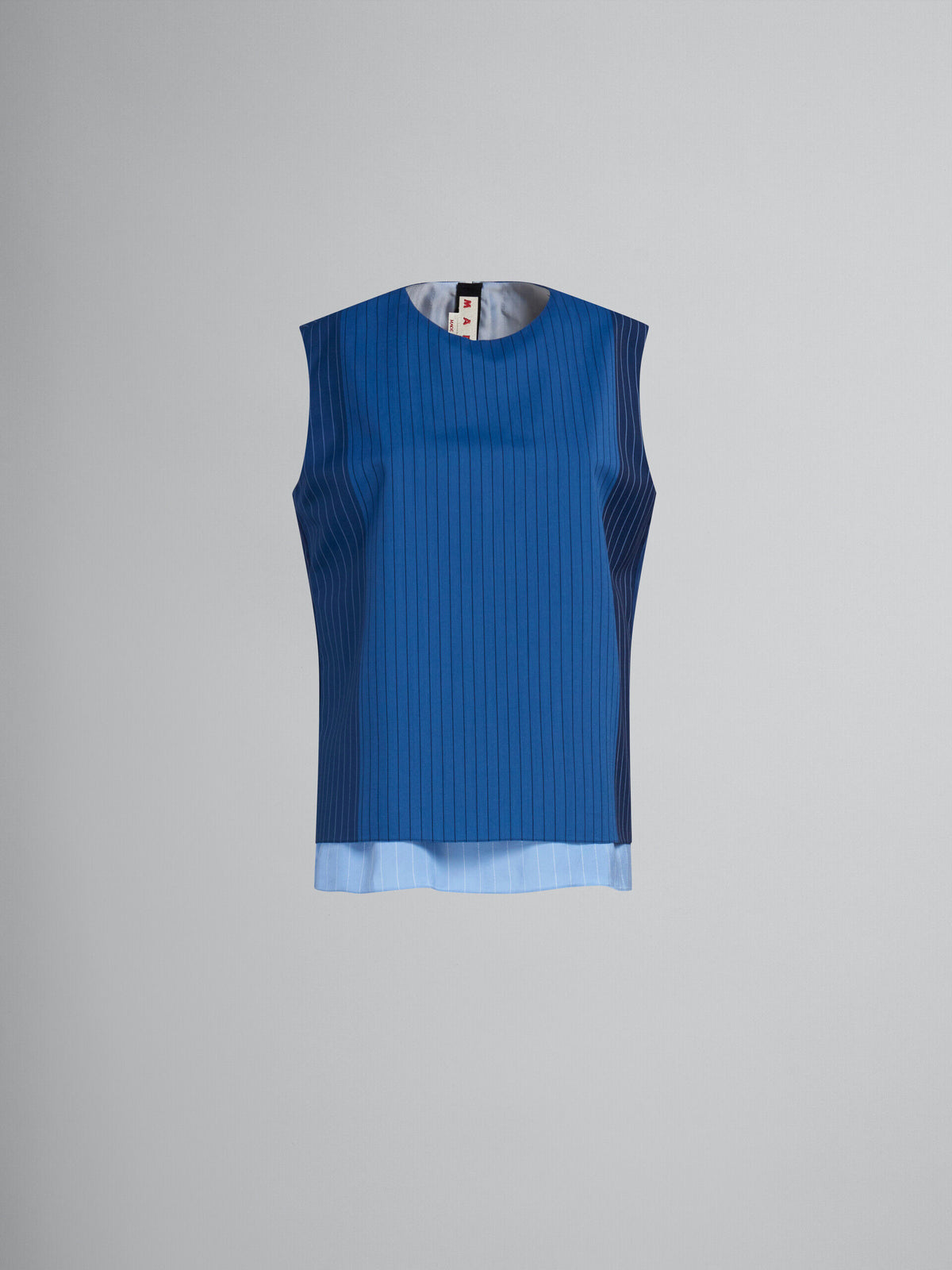 Marni Blue Fibres Pattern Shirt
