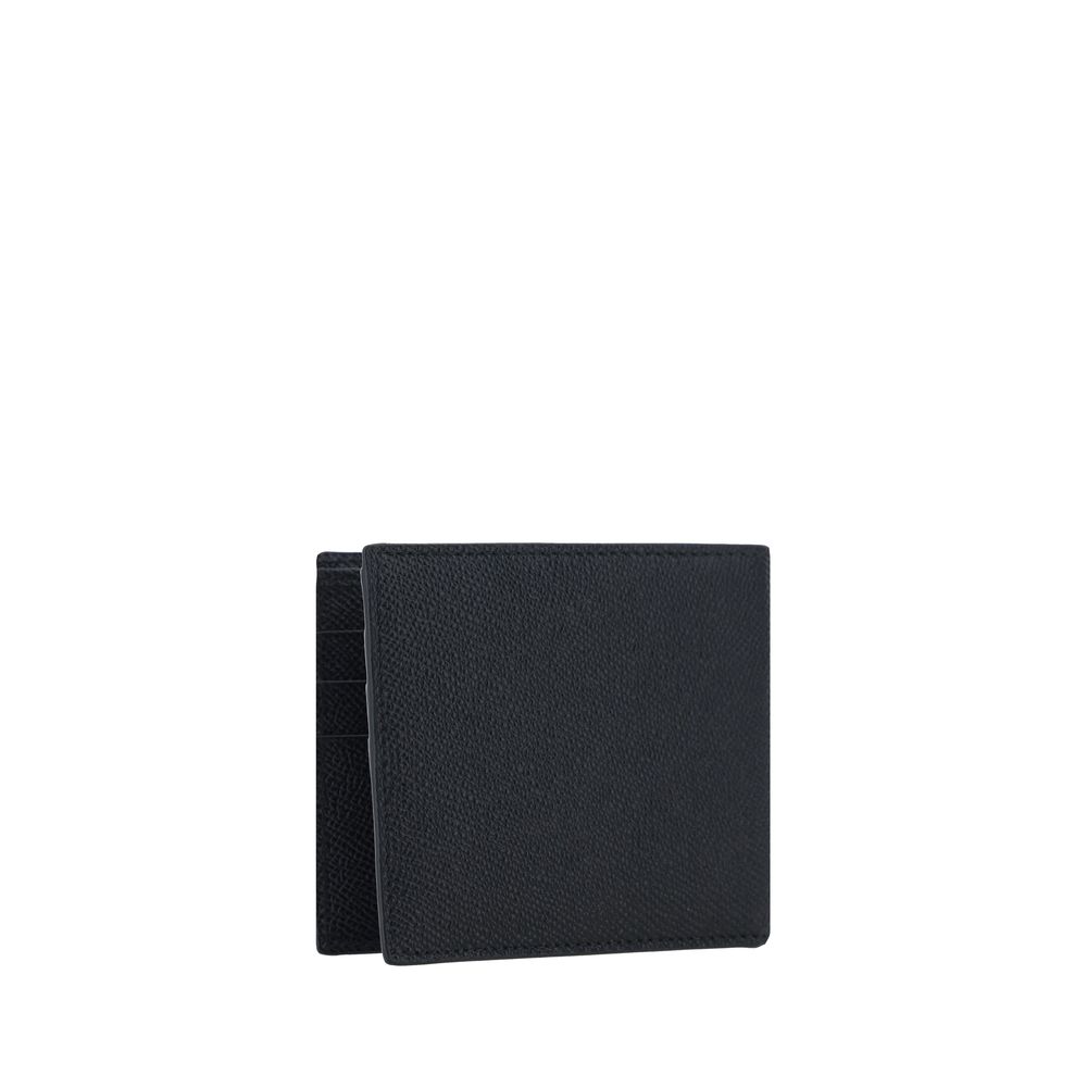 Dolce & Gabbana Black Calf Leather Bos Taurus Wallet