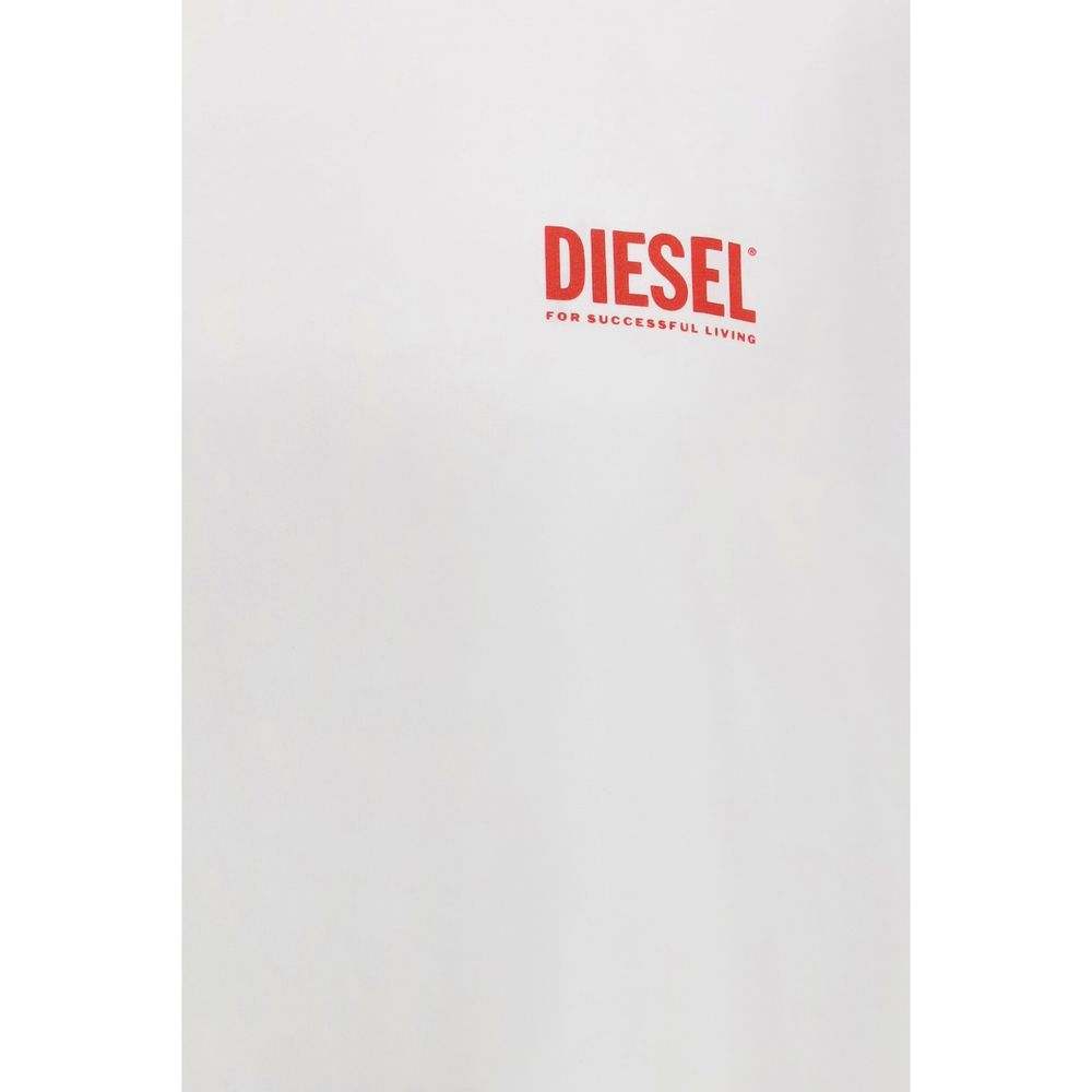 Diesel White Cotton T-Shirt