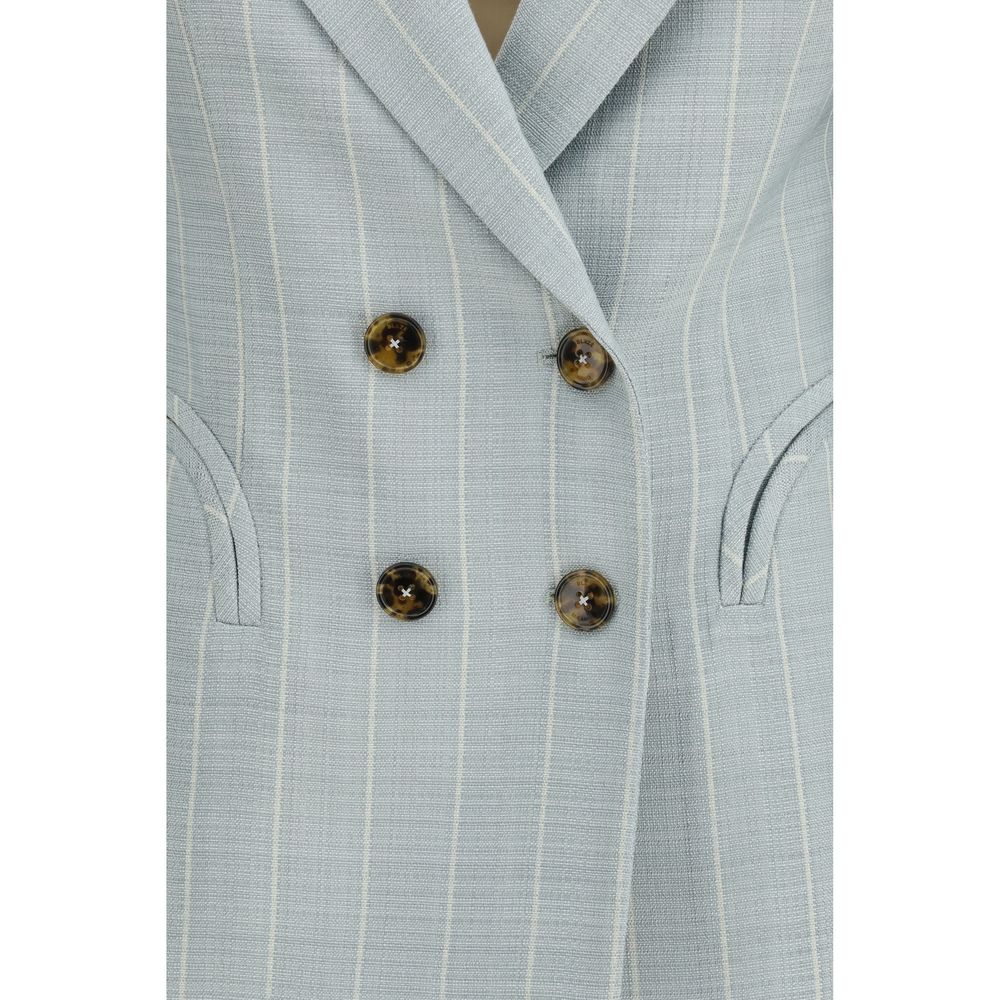 Blazé Milano Blue Viscose Blazer