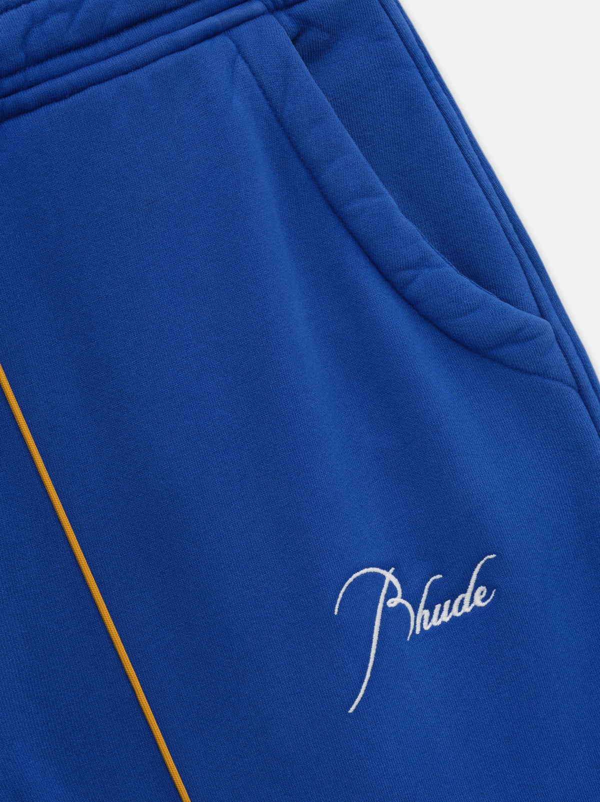 Rhude Blue Cotton Joggers (Workout Pants)