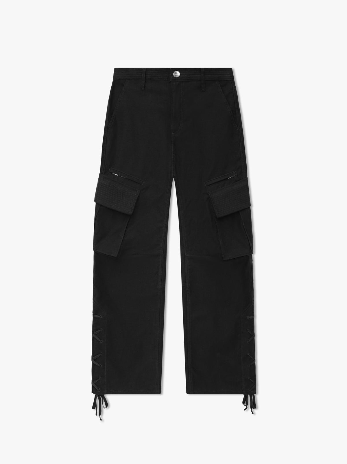 Rhude Black Hemp Cargo Pants
