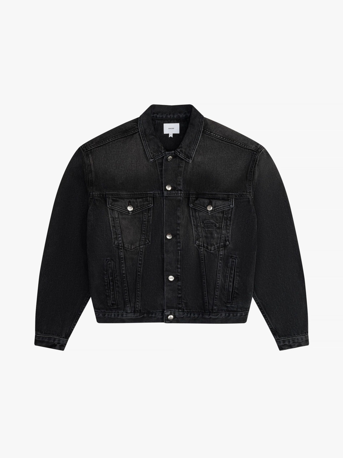 Rhude Black Cotton Denim Jacket