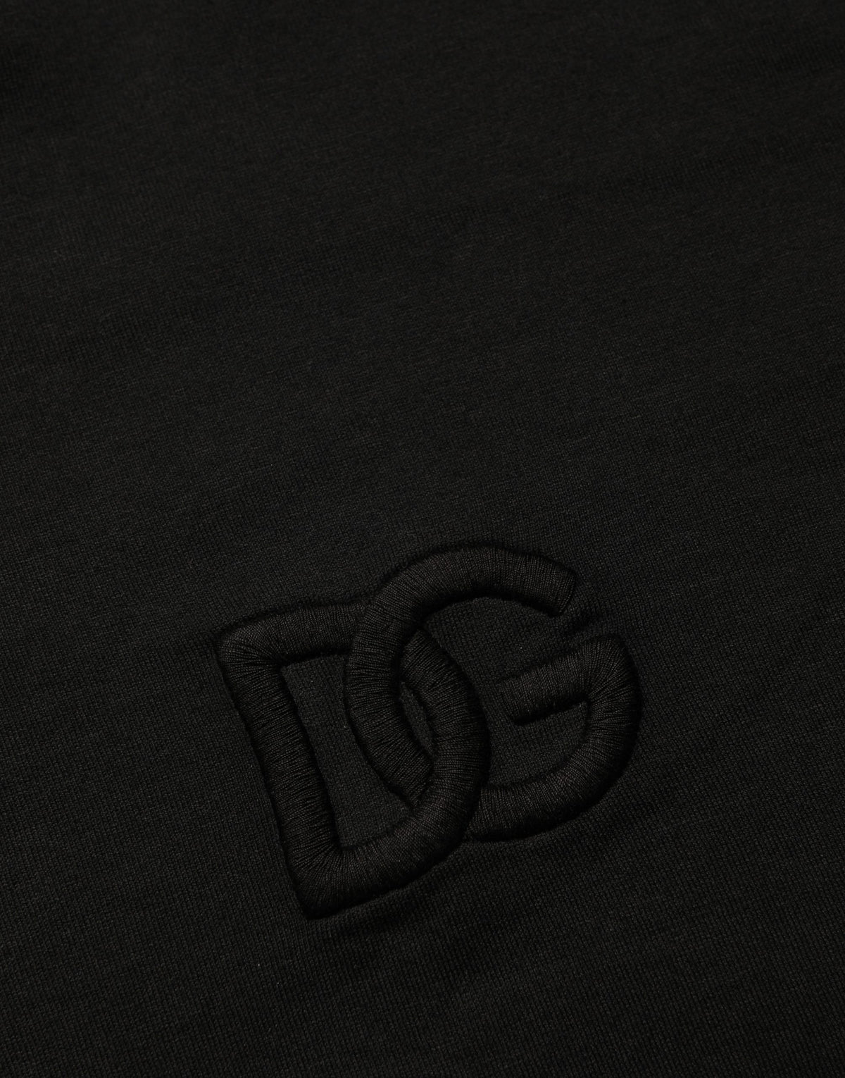 Dolce & Gabbana Black Cotton Short Sleeves Crew Neck  T-shirt