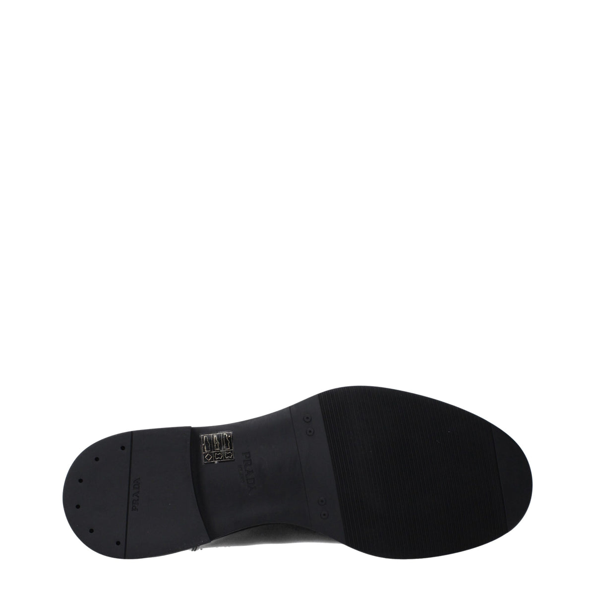 Prada Black Leather Ankle Boots