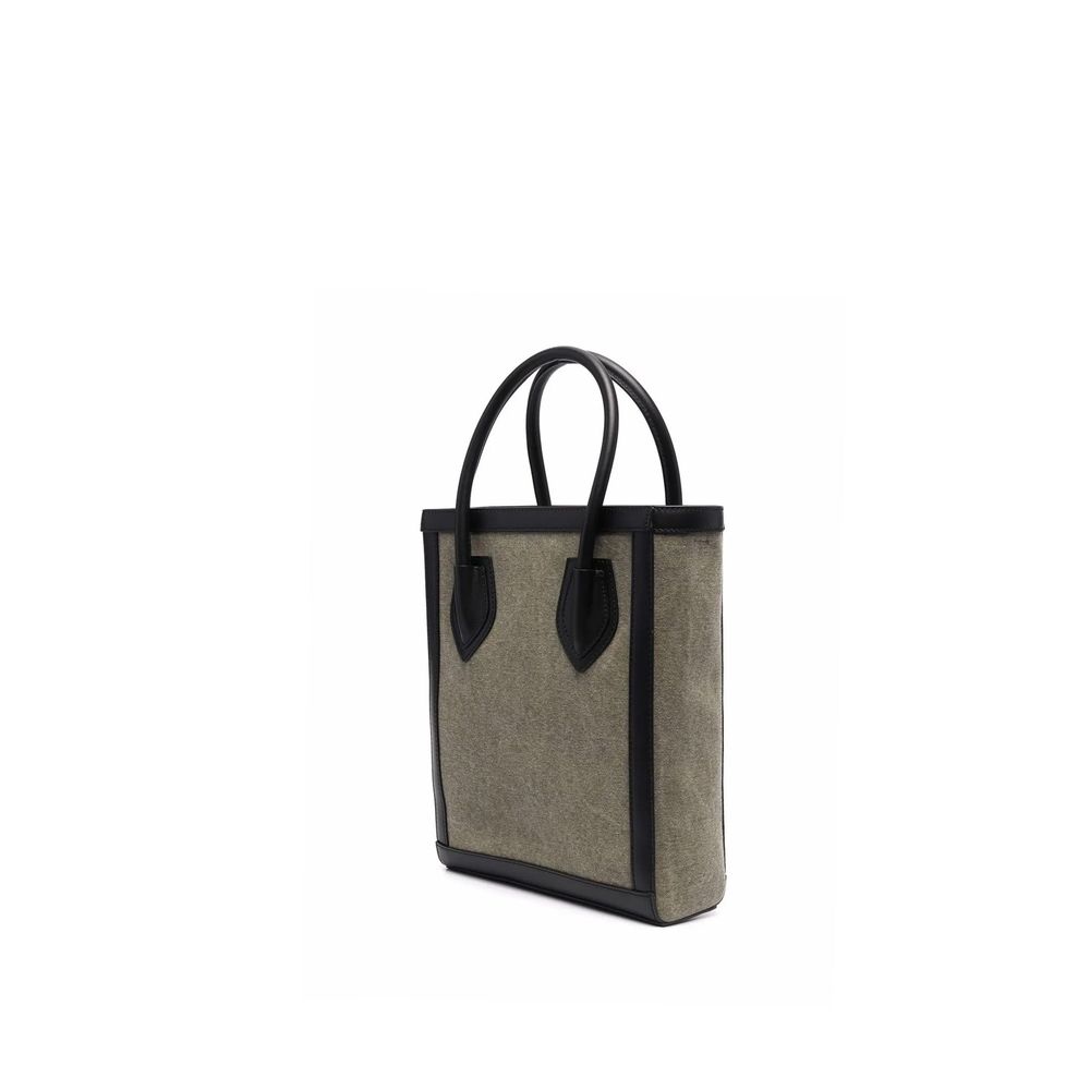 Balmain Bicolor Cotton Tote Bag