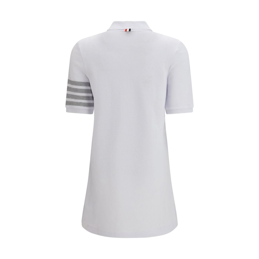 Thom Browne White Cotton Casual Dress