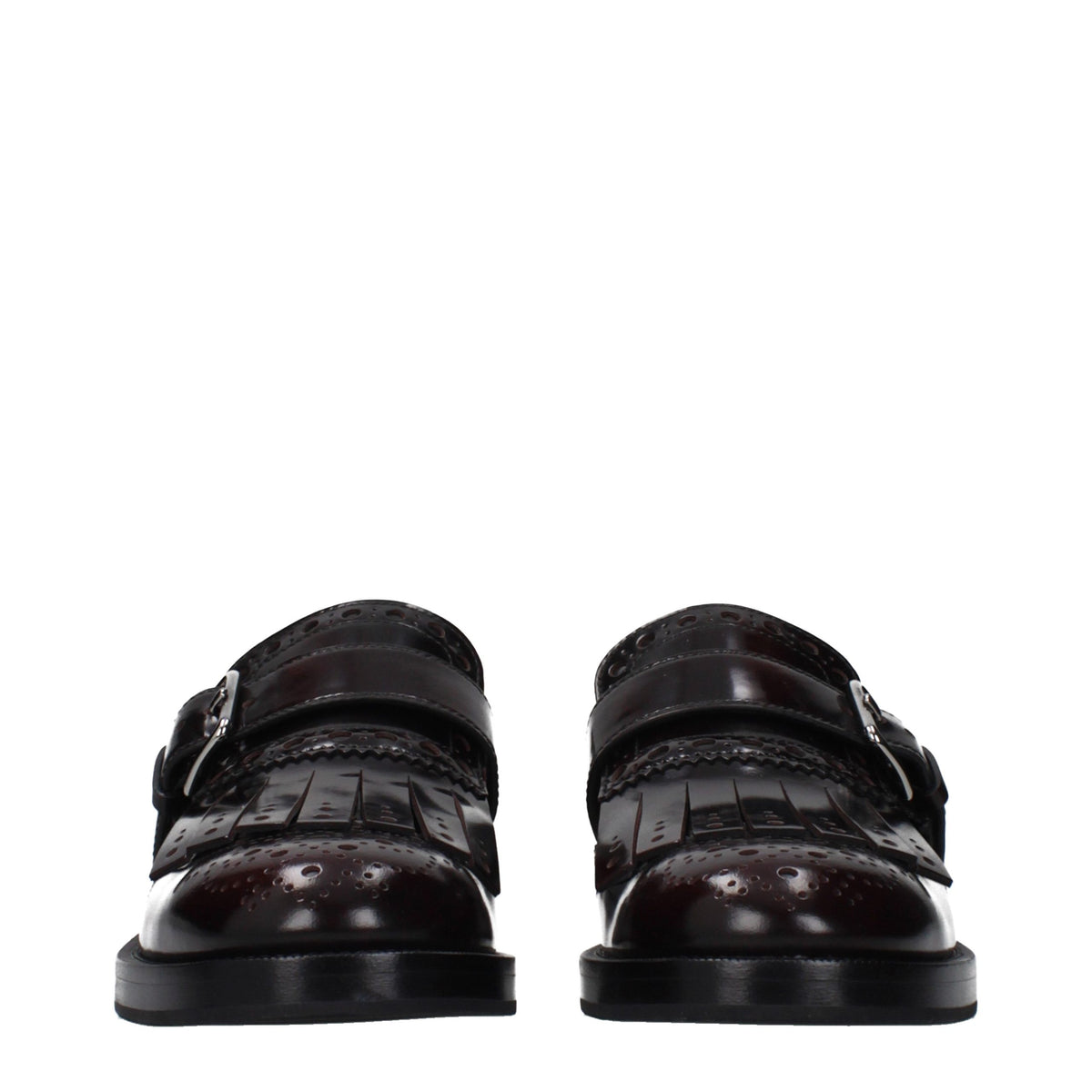 Church's Red Leather Slip-On Loafers