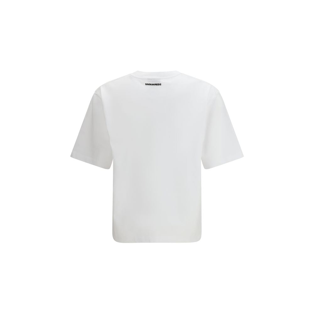 Dsquared² White Cotton T-Shirt