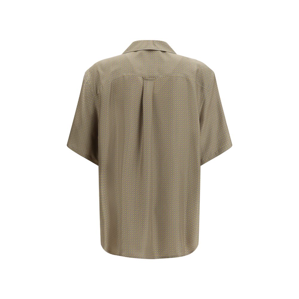 Saint Laurent Multicolor Silk Pattern Shirt