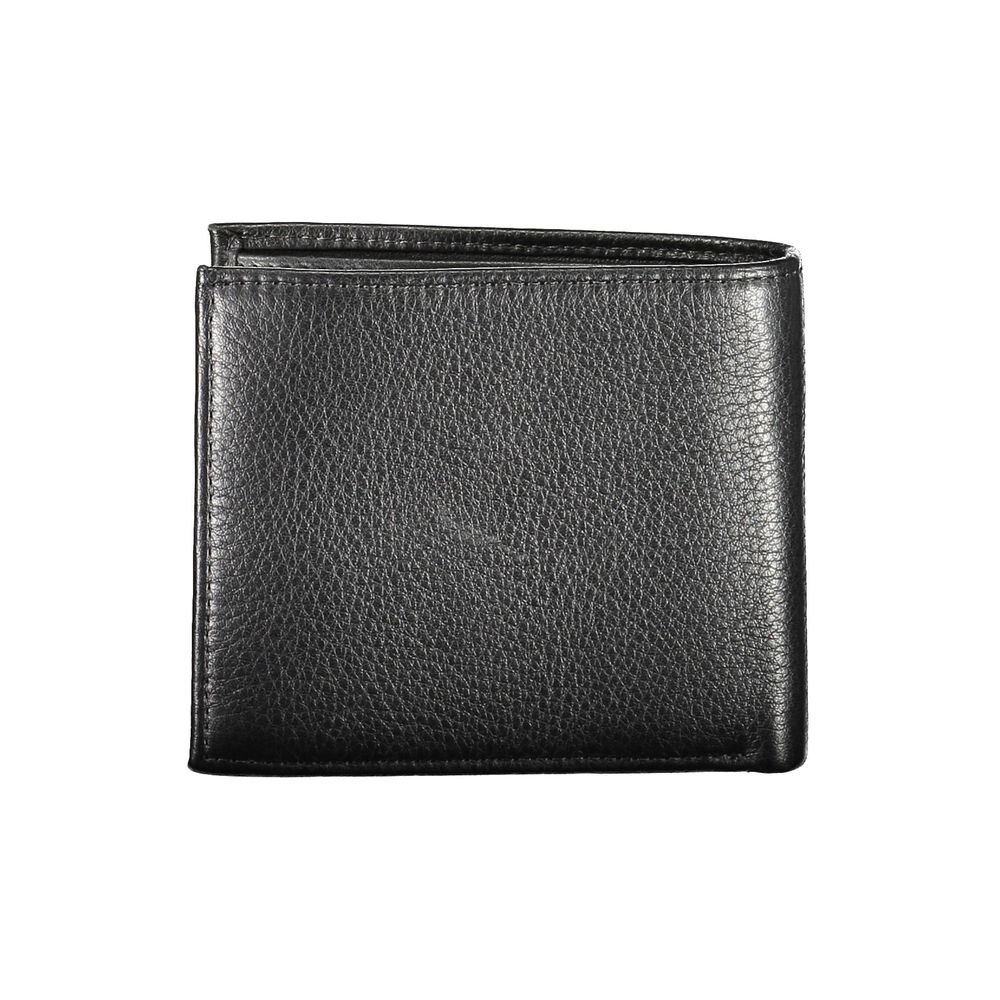 Tommy Hilfiger Black Leather Men Wallet