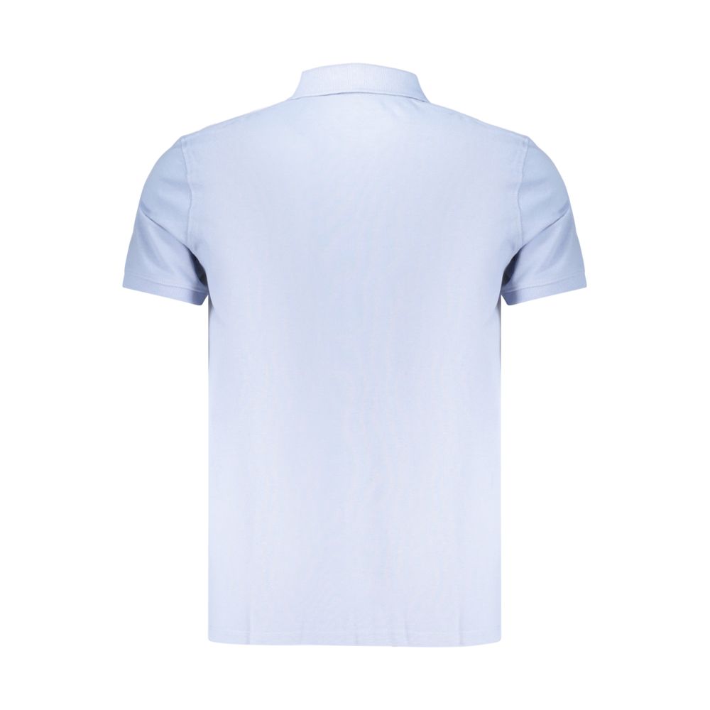Timberland Azzurro Cotton Men Polo Shirt