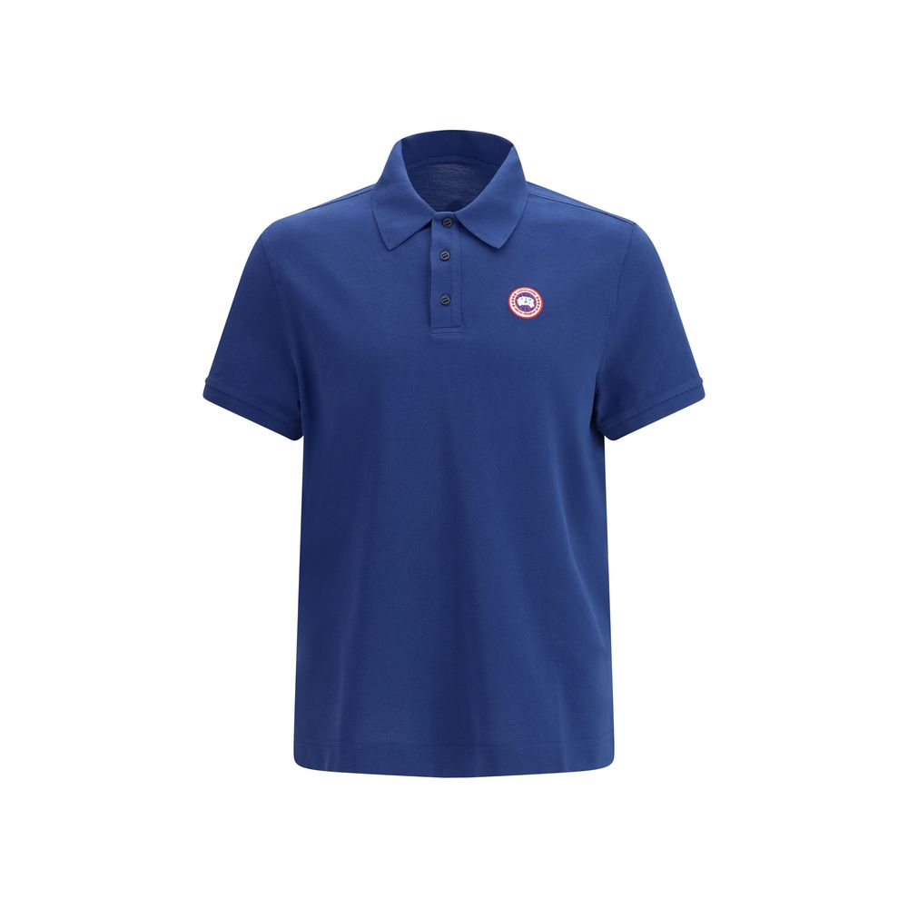 Canada Goose Blue Cotton Polo Shirt