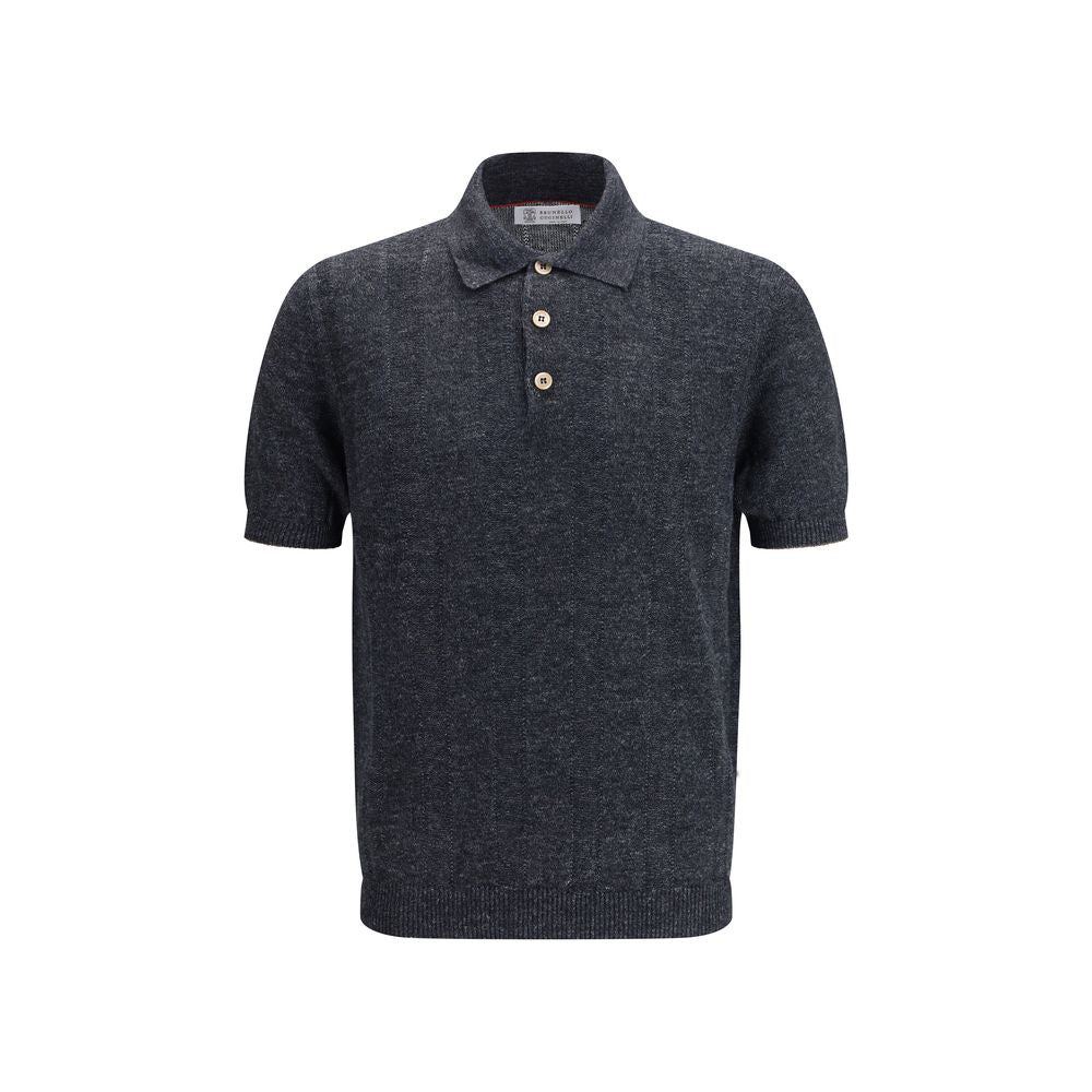 Brunello Cucinelli Gray Cotton Sweatshirt