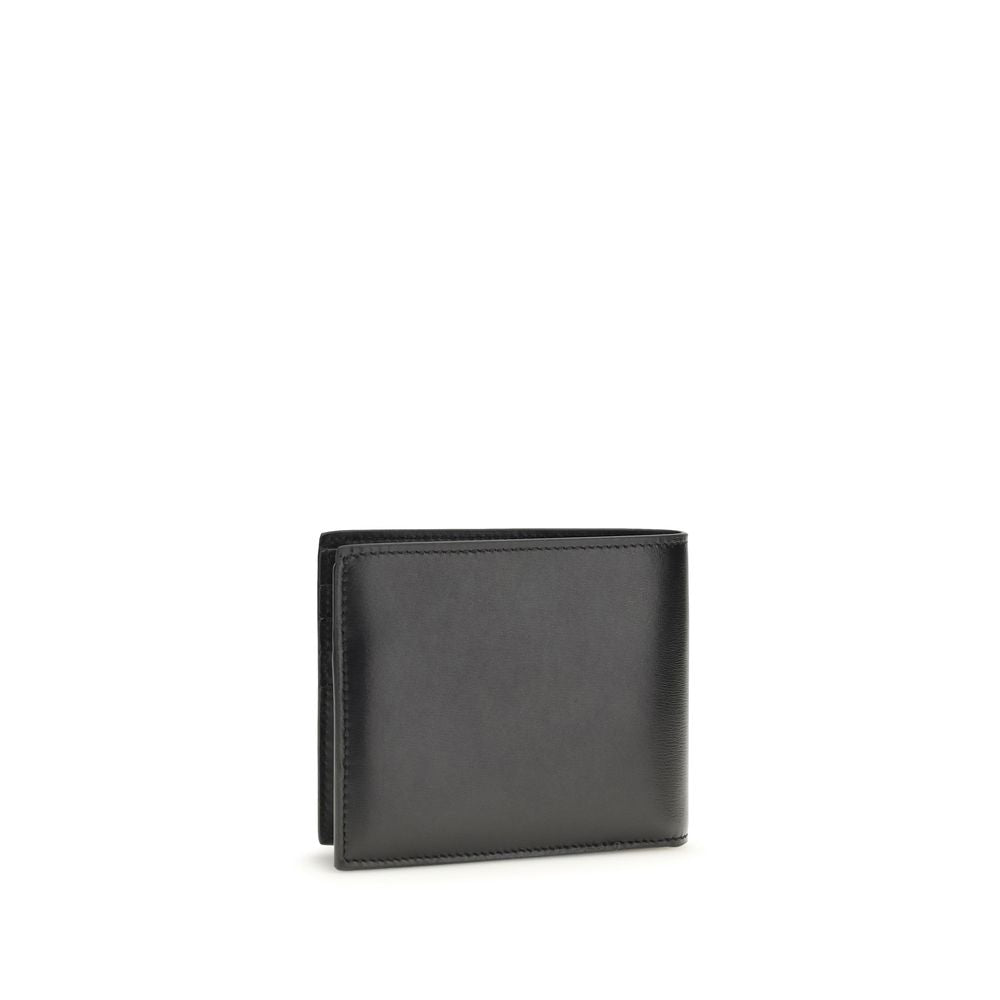 Fendi Black Calf Leather Bos Taurus Wallet