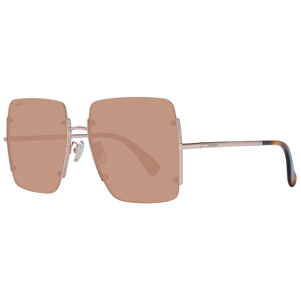 Max Mara Rose Gold Metal Sunglasses