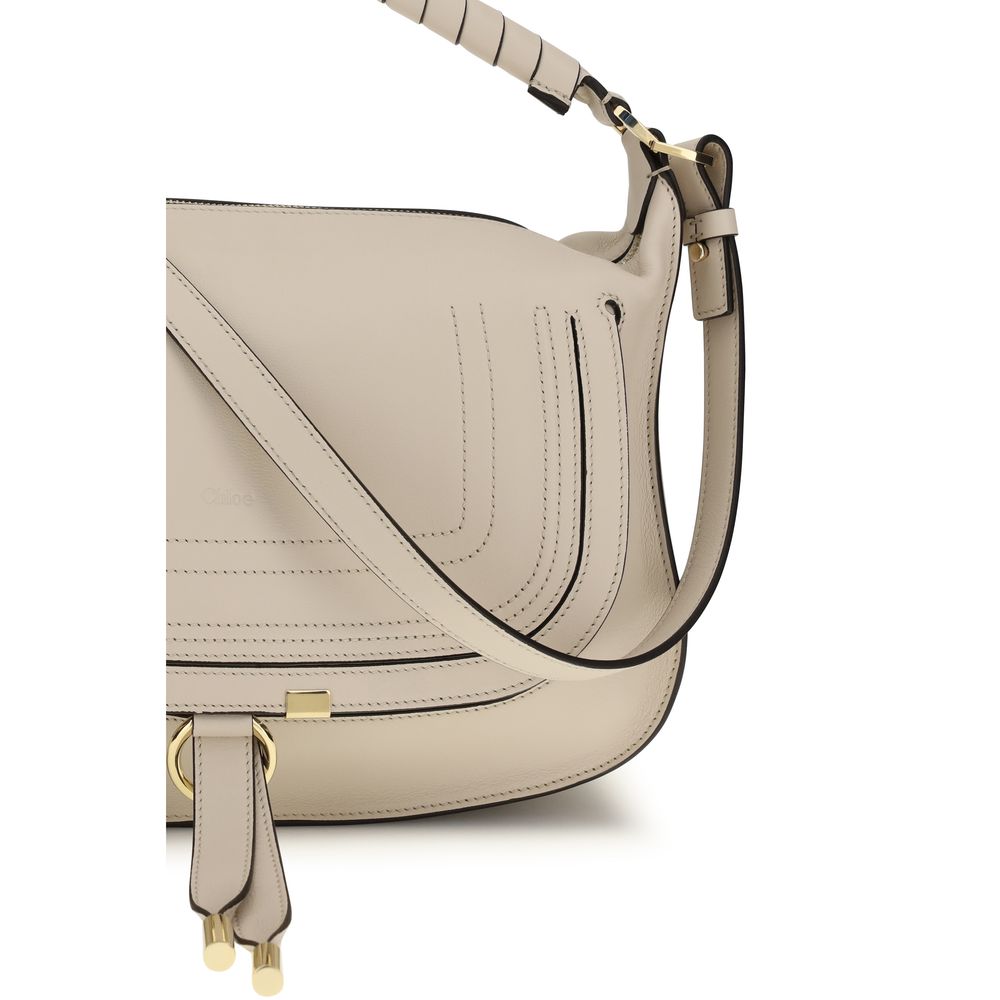 Chloé Beige Calf Leather Bos Taurus Shoulder Bag
