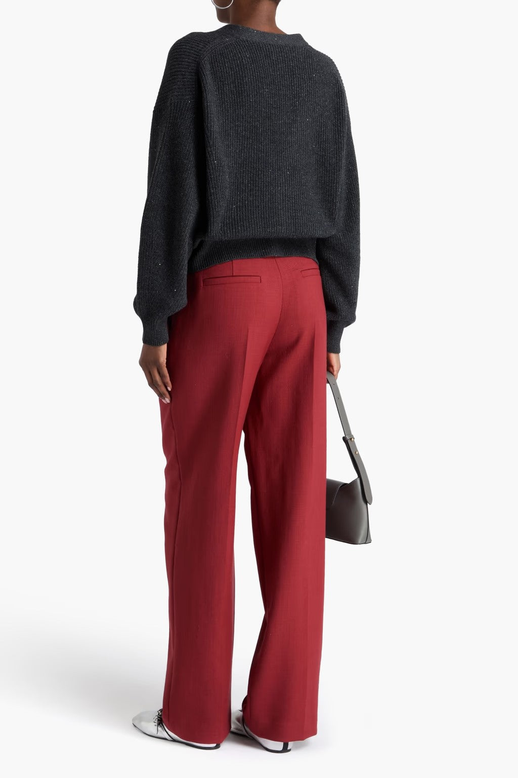 Brunello Cucinelli Multicolor Wool Casual Pants