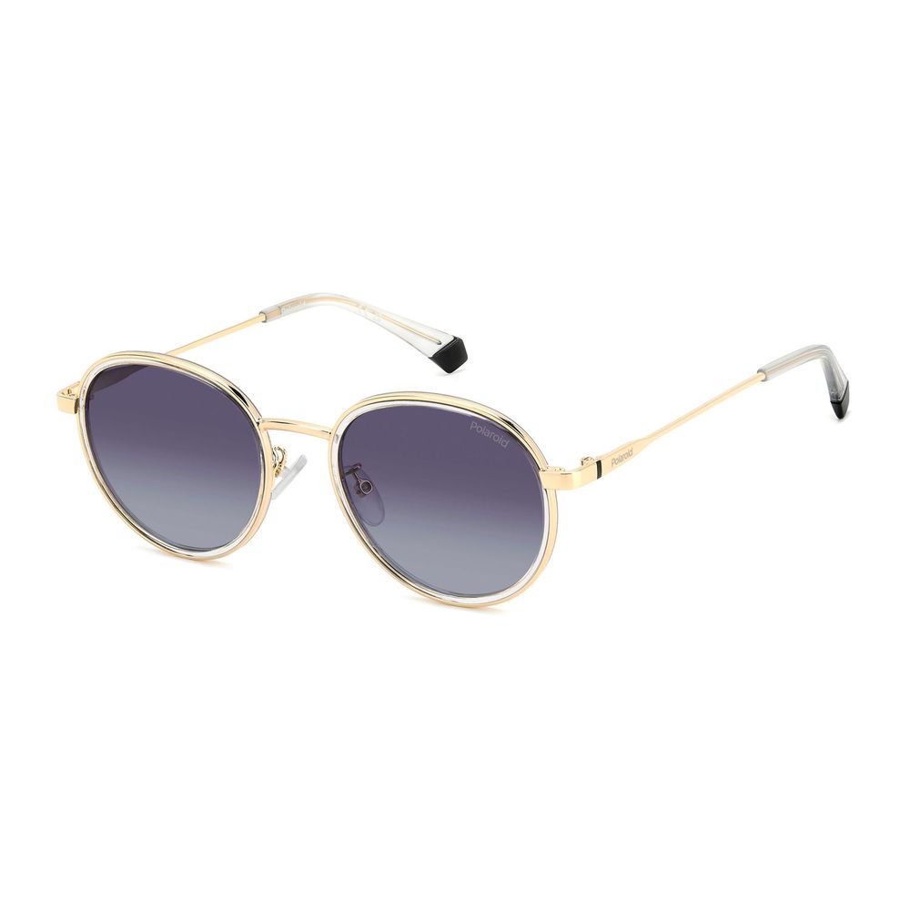 Polaroid Gold Stainless Steel Sunglasses