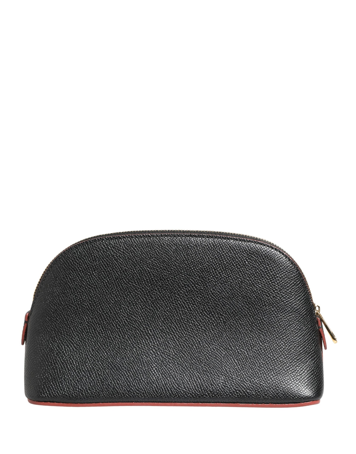 Dolce & Gabbana Beige Leather DG Logo Zip Around Hand Purse Pouch Wallet