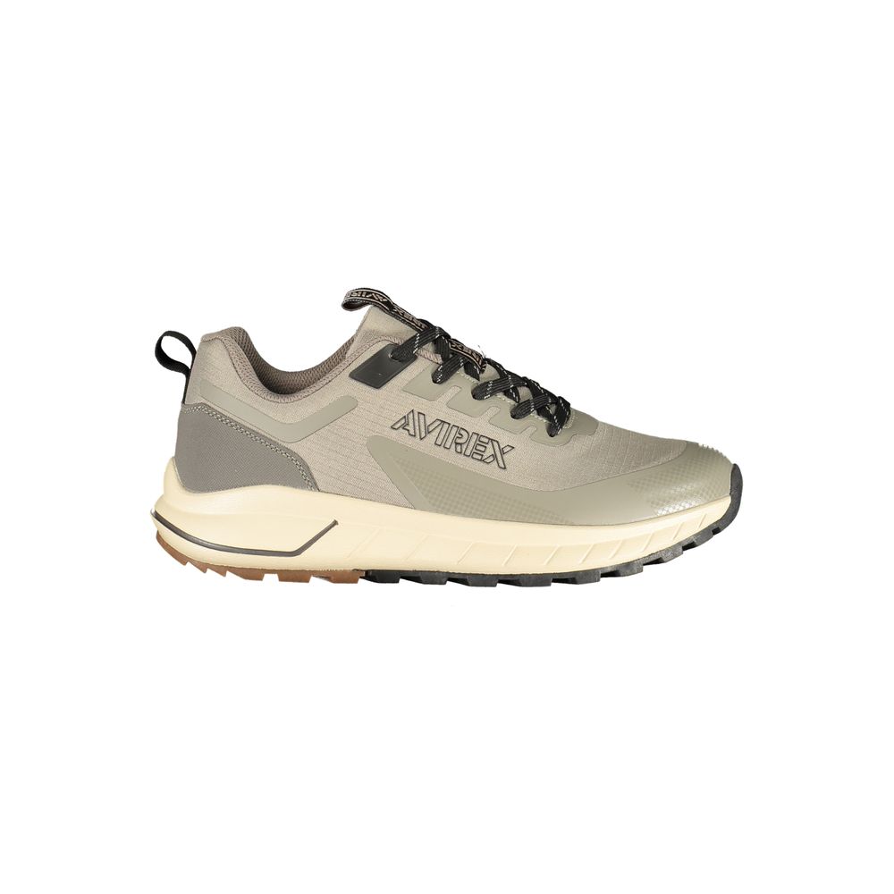 Avirex Grigio Polyester Men Sneaker