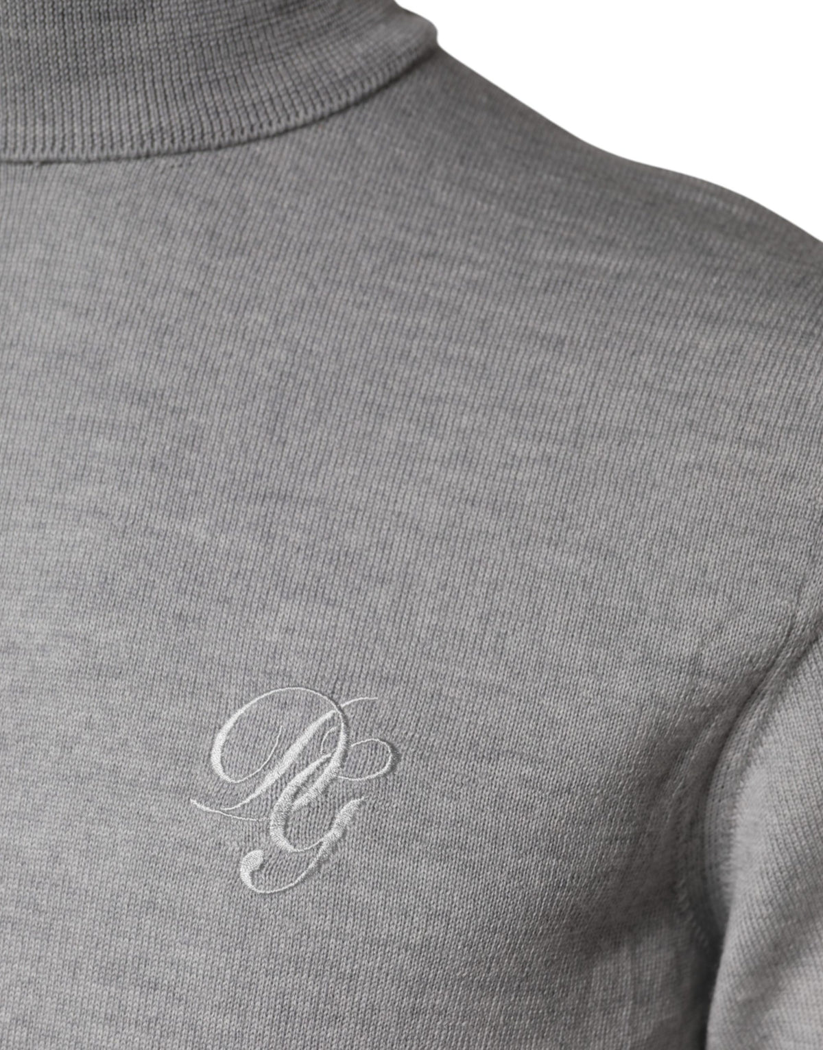 Dolce & Gabbana Gray LongSleeve Turtleneck Pullover Sweater