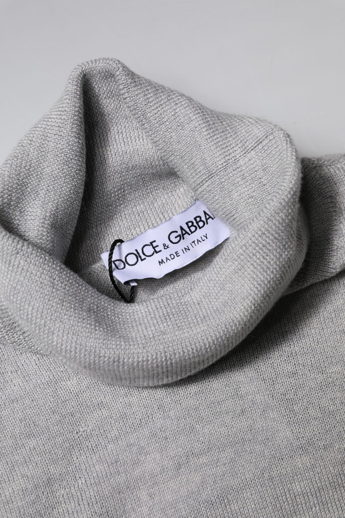 Dolce & Gabbana Gray LongSleeve Turtleneck Pullover Sweater