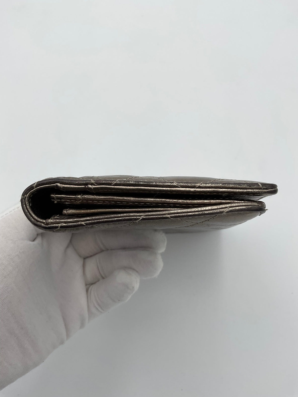 Chanel CHANEL Matèlassè Platinum Wallet