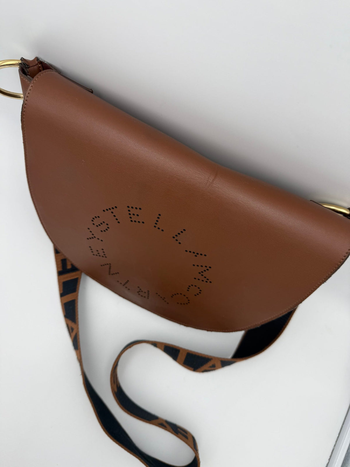 Stella McCartney STELLA MCCARTNEY Mezzaluna Brown Bag