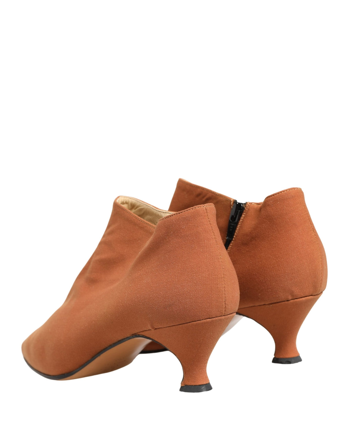 Dolce & Gabbana Brown Suede Ankle Boots Shoes