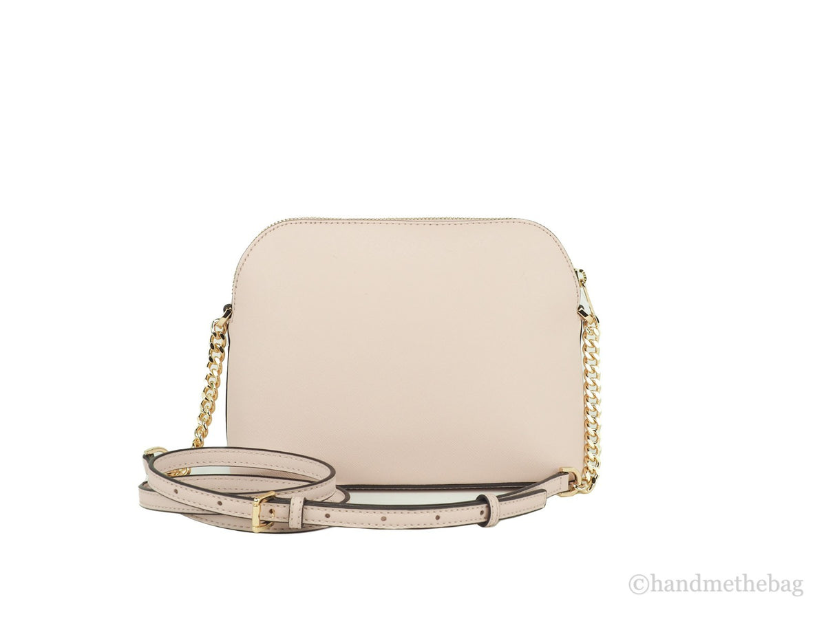 Michael Kors Women'S Jet Set Travel Dome Leather Crossbody Bag