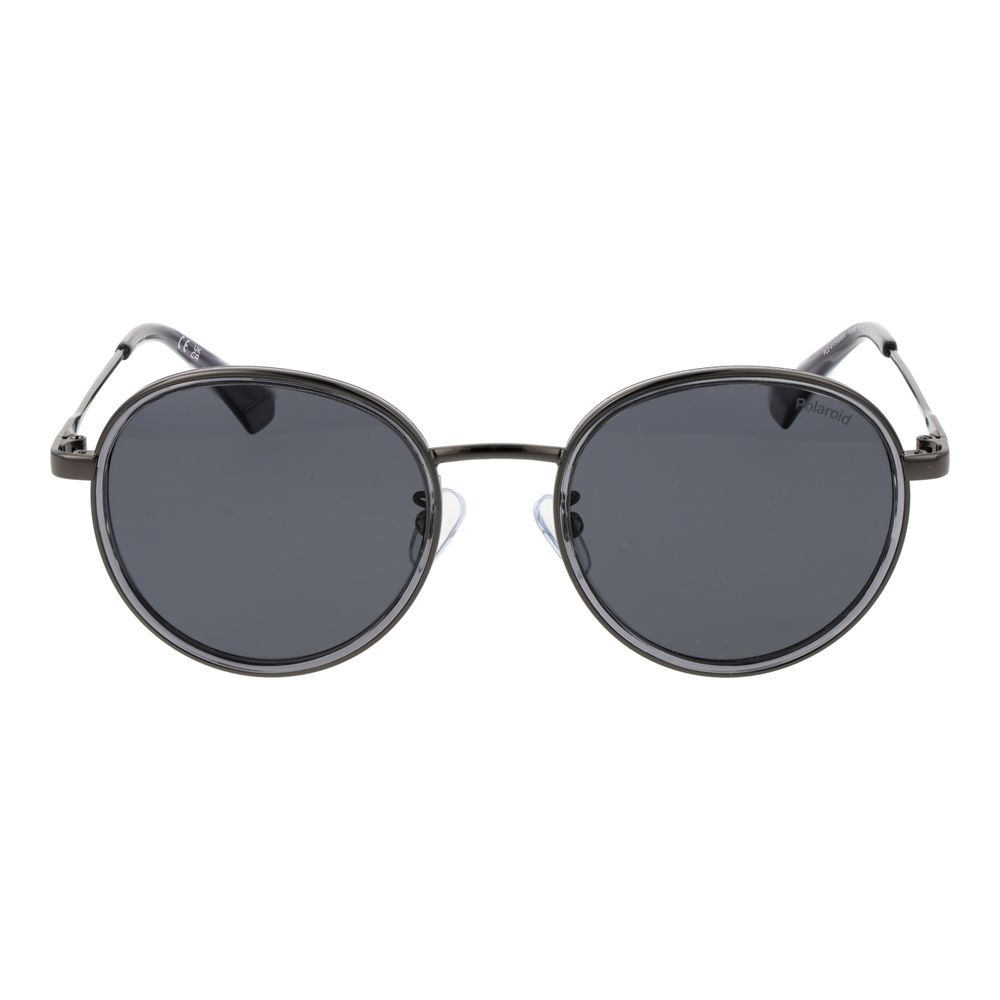 Polaroid Gray Stainless Steel Sunglasses