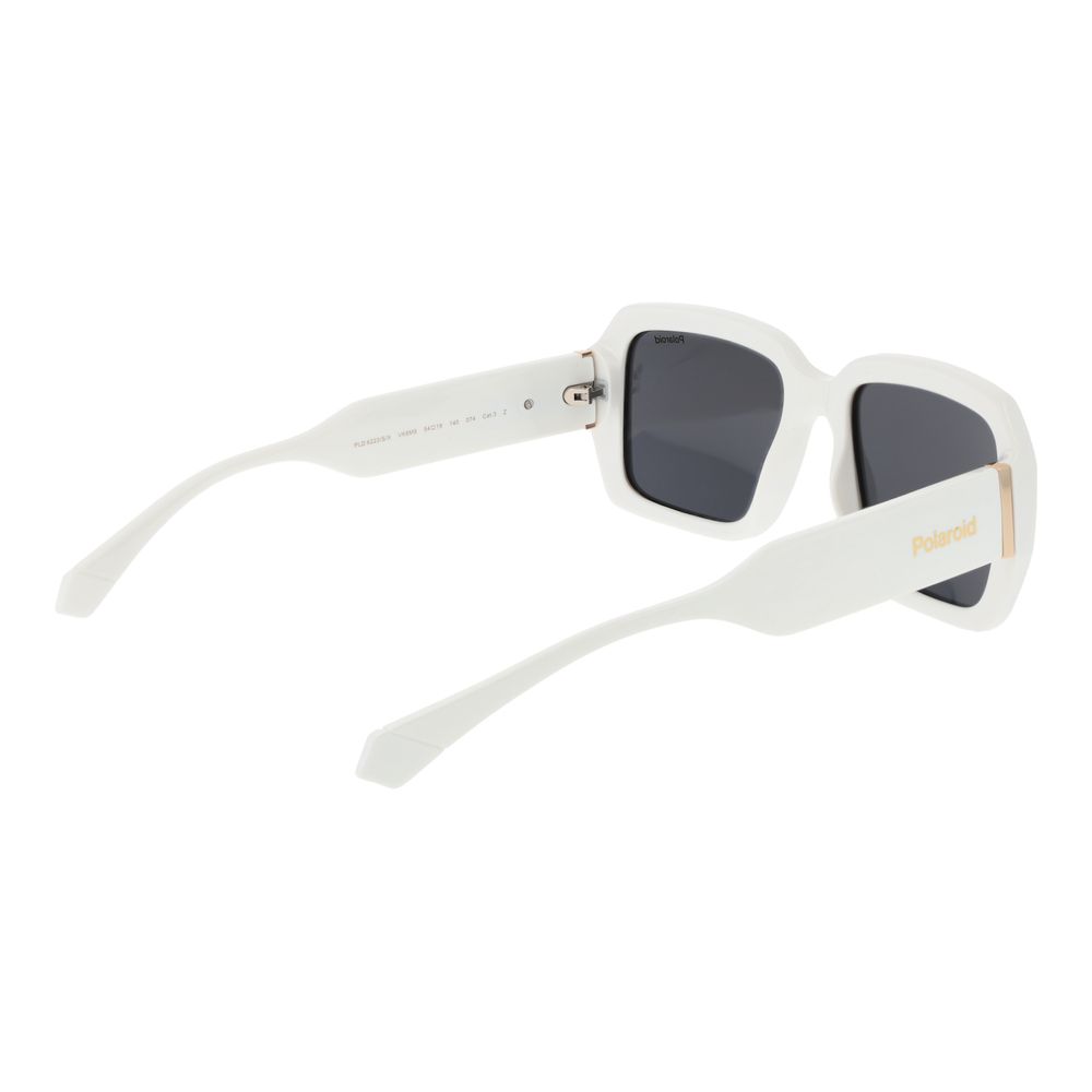 Polaroid White Plastic Sunglasses
