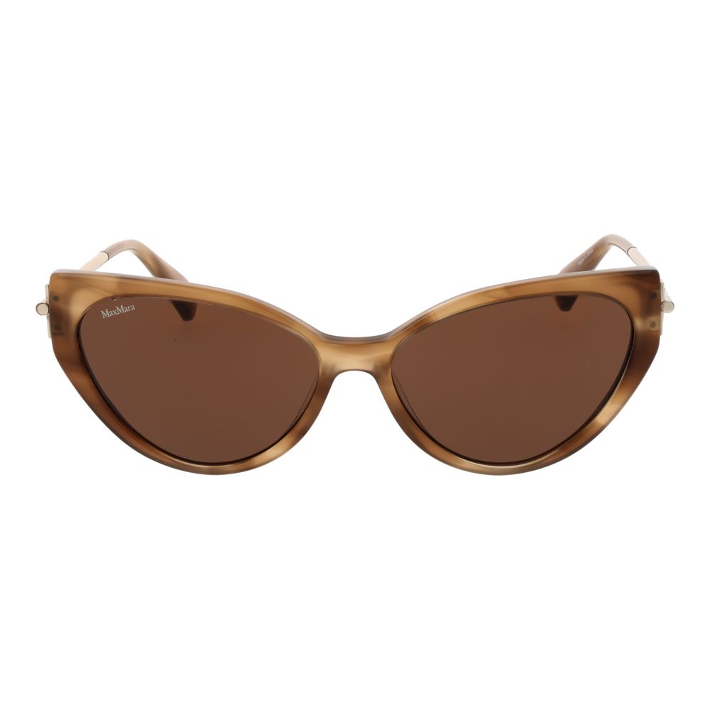 Max Mara Brown Acetate Sunglasses