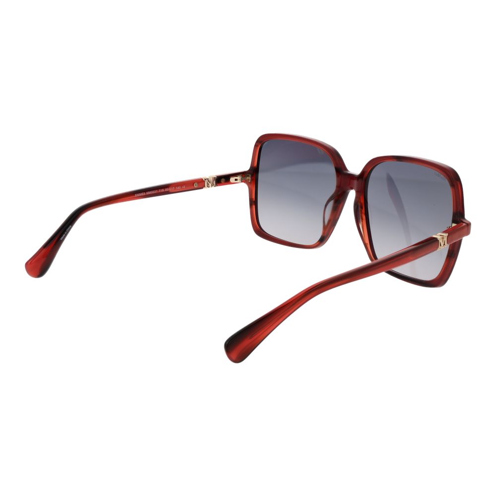 Max Mara Burgundy Acetate Sunglasses